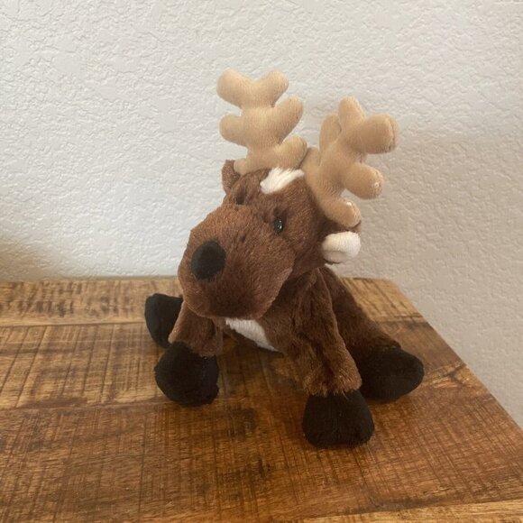 Webkinz Reindeer Plush  HM137 GANZ Moose NO CODE Toy Stuff Animal Deer Christmas - Picture 2 of 7